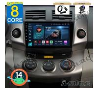 4G+64G Android 14 Autoradio GPS CarPlay Bluetooth DAB+ Für Toyota RAV4 2006-2012