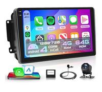 4G+64G Android Autoradio für Mercedes Benz W203 W210 W168 R170 Vaneo Vito Viano Wireless Carplay Android Auto 9 Zoll Incell Touchscreen Autoradio GPS Navi WiFi Bluetooth FM/RDS/EQ/SWC Rückfahrkamera