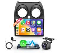 4G+64G Wireless Carplay Android 13 Autoradio 2 Din für Nissan Qashqai J10 2006-2016 9 Zoll Autoradio mit Wireless Android Auto Navi GPS WiFi Mirror Link Bluetooth FM/RDS/32 EQ/SWC Rückfahrkamera