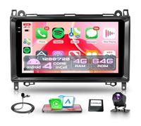 4G+64G Wireless Carplay Android Autoradio für Mercedes Benz A/B Class W169 W245 B200 W639 Vito Viano W906 Sprinter 9 Zoll Incell Bildschirm Autoradio mit Android Auto Navi GPS WiFi Bluetooth FM/RDS/EQ