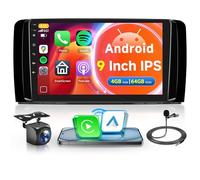 4G+64G Wireless Carplay Android Autoradio für Mercedes Benz R Klasse W251 R280 R300 R320 R350 R63 2005-2017 9 Zoll Autoradio Android Auto Navi GPS WiFi Mirror Link Bluetooth FM/RDS/SWC Rückfahrkamera