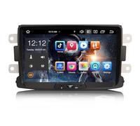 4G+64GB 8 Kern Android 14 Autoradio für Renault Dacia Duster Logan Sandero Dokker GPS-Navi Wireless Carplay Android Auto DSP Bluetooth 5.0 A2DP WiFi 4G DAB+ 8 Zoll Touchscreen
