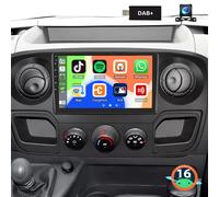 4G DAB+ Android 14 6+128G GPS Navi Autoradio Für Opel Movano B Renault Master 3