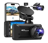 4K Dashcam mit 3,94" Bildschirm - Auto Kamera Vorne + Hinten,170° Weitwinkel, Nachtsicht & Parkmodus