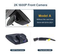 4k Plug & Play Wifi Auto DVR Für Toyota Rav4 Xa40 Xa50 2024 Dual-Objektiv Mit
