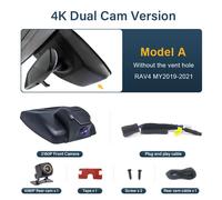 4k Plug & Play Wifi Auto DVR Für Toyota Rav4 Xa40 Xa50 2024 Dual-Objektiv Mit