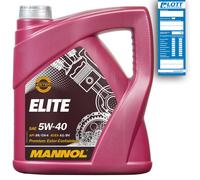 8 (2x4) Liter MANNOL 5W-40 ELITE Motoröl MB 229.5 VW 502.00, VW 505.00