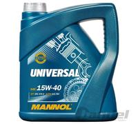 5L MANNOL UNIVERSAL 15W40 MOTORÖL MINERALISCH passend für VW 500/505.00 MB 229.3