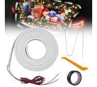 4M Kofferraum Lichtstreifen Dynamic Flowing Car Trunk Light Strip, Auto Kofferraumbeleuchtung Led, Automatischer Sensor Tail Box Led Strip Lights für Auto Kofferraum Innenbeleuchtung Dekoration(Weiß)