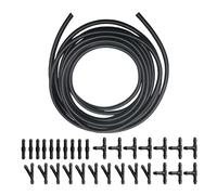 4M Universal Scheibenwaschanlage, Automotive Schlauch, Wischwasserschlauch Reparaturse, Spritzwasserschlauch, für Scheibenwaschanlage, mit 30 Stücke Schlauchverbinder