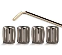 4pcs Car Tyre Valve Caps Covers für Hyundai Tucson NX4 / Hybrid/N-Line 2021-2024, Auto-Reifen Ventilabdeckung,Staubschutz und Wasserdicht Autoventil Kappe