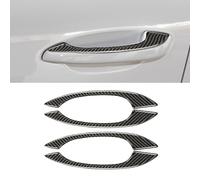 4Pcs echte Kohlefaser Auto Außentürgriff Aufkleber für Porsche Macan 14-21