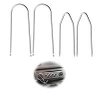 4pcs Entriegelungsschlüssel Radio,Autoradio Ausbauwerkzeug,Kfz Autoradio Bügel Removal Instrument Schlüssel Din-Freigabetasten,Kompatibel Mit FIAT,Radio Ausbau Werkzeug Für Autoradio Reparatur