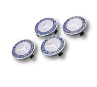 A1714000125 Mercedes Radnabenabdeckung Lorbeer Blau 75mm 4x Satz