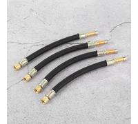 4Pcs Reifenventilverlängerung Adapter Transfer Flexible Aufblasbare Schlauch