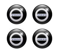 4st Aufkleber VOLVO Logo für Radkappen Nabendeckel Felge Silicone Embleme
