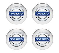 4st Aufkleber VOLVO Logo für Radkappen Nabendeckel Felge Silicone Embleme