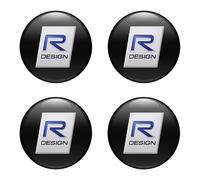 4st Aufkleber VOLVO Logo für Radkappen Nabendeckel Felge Silicone Embleme