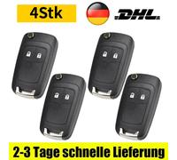 4Stk Klappschlüssel Gehäuse Ersatz für Opel Astra J Insignia Corsa E Meriva B