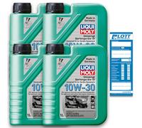 4x 1 Liter Liqui Moly Universal Gartengeräte-Ö 10W-30 4 L Universalöl Oil 1273 1273M4