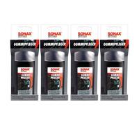 4x 100ml SONAX Gummipflegemittel Gummi-Pfleger mit Schwammapplikator 03400000