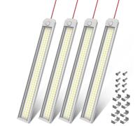 4X 12V LED Streifen Leuchte 144-LEDs Auto KFZ Van VOLT Stablampe Lichtleiste DE