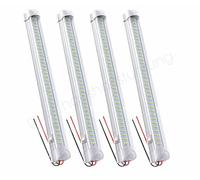 4X 12V LED Streifen Leuchte 72 LEDs Auto KFZ Van VOLT Stablampe Lichtleiste DHL