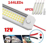 4X 12V LED Streifen Leuchte LEDs Auto KFZ Van VOLT Stablampe Lichtleiste Lampe