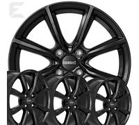4x 15 Zoll Alufelgen für Opel Corsa F / Dezent TN black 6x15 ET32 (B-DO00104)