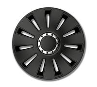 PETEX Satz 17 Zoll Silverstone schwarz Radblenden RB531617