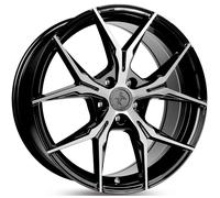 4x 18" Keskin KT19N Alufelgen Black Polish im BMW M 2 M3 M4 Design Mega Aktion