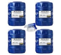 4x 20 Liter MANNOL Elite 5W-40 API SN/CF Motoröl Engine Oil Öl + Auslaufhahn