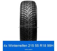 4x 215/55 R18 99H Winterreifen Nankang Winter Activa SV-3 3PMSF XL | 47104