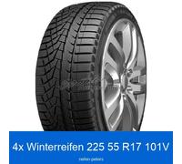 4x 225/55 R17 101V Sailun Ice Blazer Alpine Evo 3PMSF XL Winterreifen | 37109