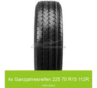 4x 225/70 R15 112R Torque TQ-7000 AS 3PMSF Allwetterreifen | 75609