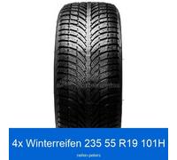 4x 235/55 R19 101H Michelin Latitude Alpin LA-2 3PMSF AO Winterreifen | 81419