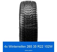 4x 265/35 R22 102W Winterreifen Hankook Winter icept evo3 X W-330-A XL | 69554