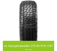 4x 275/65 R18 116T Radar Renegade AT 5 3PMSF OWL XL Allwetterreifen | 54421