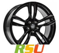 4x 2DRV WH29 schwarz glänzend lackiert 8.5x19" ET30 LK5 112 ML 66.6 Alufelge...