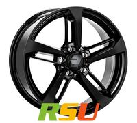 4x 2DRV WH36 schwarz glänzend lackiert 8.5x19" ET30 LK5 112 ML 66.6 Alufelge...