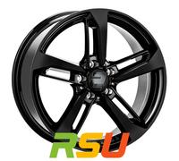 4x 2DRV WH36 schwarz glänzend lackiert 8.5x19" ET48 LK5 112 ML 66.6 Alufelge...