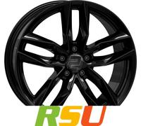 4x 2DRV WH40 schwarz glänzend lackiert 8.5x19" ET32 LK5 112 ML 66.6 Alufelge...