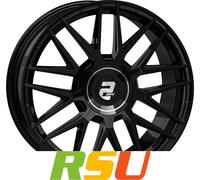 4x 2DRV WH43 schwarz glänzend lackiert 8.5x19" ET30 LK5 112 ML 66.6 Alufelge...