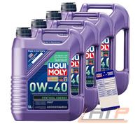 4x 5 L = 20 LITER LIQUI MOLY SYNTHOIL ENERGY 0W-40 MOTOR-ÖL MOTOREN-ÖL 32049973