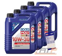 4x 5 L = 20 LITER LIQUI MOLY TOURING HIGH TECH 10W-30 MOTOR-ÖL MOTOREN-ÖL