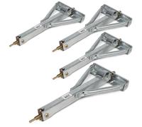 4x 500kg PROPLUS Ausdrehstütze Stützfuß Steckstütze Wohnwagen Kurbelstützen