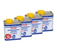 4x 500ml Bremsflüssigkeit LIQUI MOLY SL6 DOT4 für ATU Daelim Keeway Kymco Yamaha