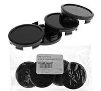 4X 58,3mm Nabenkappen Felgen Nabendeckel Radnaben Schwarz Flach für RH Felgen