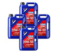 4x 5L LIQUI MOLY 1255 Motoröl Touring High Tech 20W-50 Motorenöl Motor Öl