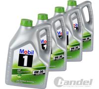 4x 5L MOBIL ESP 0W30 SYNTHESE TECHNOLOGIE für MB 229.52/51/31 VW 507.00 504.00